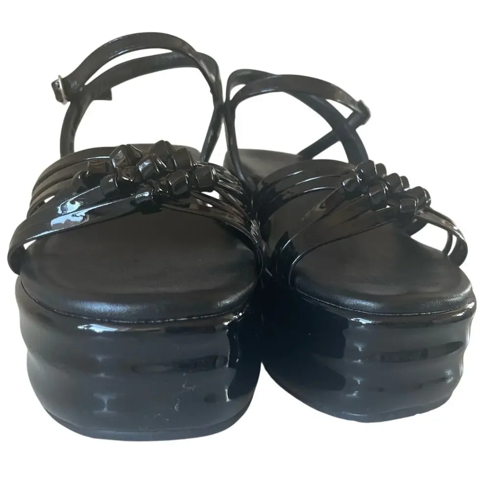 CORDANI Patent Leather $228 Platform Heels Size 7.5-8